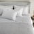 Jogo Cama Casal 180 Fios Buddemeyer Daves Cinza - Girassol Bordados | Cama - Mesa - Banho