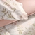 Jogo Cama Queen 200 Fios Karsten Paloma Rosa - Girassol Bordados | Cama - Mesa - Banho