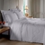 Jogo Cama King 300 Fios Buettner Renda Luisa Cinza - Girassol Bordados | Cama - Mesa - Banho