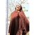 Manta Decorativa Cavhome Piquet Terracota Laranja