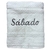 Kit 7 Panos Copa Dohler Atoalhado Dias Semana Branco - Girassol Bordados | Cama - Mesa - Banho