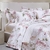 Jogo Cama King 200 Fios Trussardi Wisteria Rosa - Girassol Bordados | Cama - Mesa - Banho