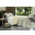 Kit Colcha Queen Malha Soft Algodao Egipcio Vichy Bege - loja online