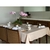 Toalha Mesa Retangular 6 Lugares Auguri Impermeavel Rami Bege Nude - comprar online