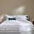 Almofada Bordada 200 Fios Trussardi Finocchio Branca - Girassol Bordados | Cama - Mesa - Banho