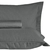Kit Colcha Queen Piquet Hotel Teka 3 Peças Cinza Chumbo - Girassol Bordados | Cama - Mesa - Banho