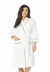 Roupão Adulto Trussardi Maelle Branco 100% Algodão - comprar online