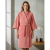 Roupao Adulto Dohler Algodão Atoalhado Velour Confort Rose