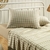 Jogo Cama King Malha Soft Algodao Egipcio Vichy Bege - comprar online