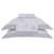 Jogo Cama King 180 Fios Buddemeyer Mahara Cinza