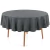 Toalha De Mesa Redonda 8 Lugares Karsten Zattar Cinza