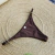 Calcinha NINA - Cor Marrom Café, Tecido Fluity - Modelo Fio com Regulagem - MARLUAH - comprar online