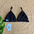 Top KIRA - Cor Preto, Tecido Fluity - Top Fixo com Atacador - MARLUAH - comprar online