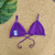 Top ELIZA - Cor Roxo, Tecido Fluity - Top Fixo com Amarração - MARLUAH - comprar online