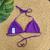 Top ELIZA - Cor Roxo, Tecido Fluity - Top Fixo com Amarração - MARLUAH na internet