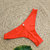 Calcinha MANU - Cor Laranja, Tecido Fluity - Modelo Fio Duplo - MARLUAH - comprar online