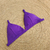 Top KIRA - Cor Roxo, Tecido Fluity - Top Fixo com Atacador - MARLUAH - comprar online