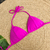 Top ELIZA - Cor Rosa Fúcsia, Tecido Fluity - Top Fixo com Amarração - MARLUAH - comprar online