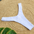 Calcinha KYLIE - Cor Branco, TECIDO PLISSÊ - Modelo Asa Delta - MARLUAH - comprar online