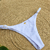 Calcinha NINA - Cor Branco, TECIDO PLISSÊ - Modelo Fio com Regulagem - MARLUAH - comprar online