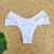 Calcinha LARA - Cor Branco, TECIDO PLISSÊ - Modelo Faixas Duplas - MARLUAH - comprar online