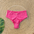 Calcinha Chloe - Cor Rosa Florescer, TECIDO CARAVELAS - Calcinha Alta, Fio Duplo - MARLUAH na internet