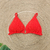 Top LUNA - Cor Laranja Pitanga - TECIDO TRAMAS - Top Cortininha - MARLUAH - comprar online