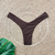 Calcinha KYLIE - Cor Marrom Café, Tecido Fluity - Modelo Asa Delta - MARLUAH - comprar online