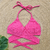 Top CELINA - Cor Rosa Florescer, TECIDO CARAVELAS - Top Cortininha Várias Amarrações - MARLUAH - comprar online