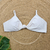 Top NÓ - Cor Off White, Tecido Fluity Shine - MARLUAH - comprar online