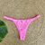 Calcinha NINA - Cor Rosa Pink, TECIDO PLISSÊ - Modelo Fio com Regulagem - MARLUAH - comprar online