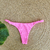 Calcinha NINA - Cor Rosa Pink, TECIDO PLISSÊ - Modelo Fio com Regulagem - MARLUAH