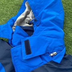 Campera IMPERMEABLE 2 en 1 I-RUN (azul francia)