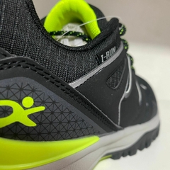 I-RUN art. #6879 (negro/verde fluo) - tienda online