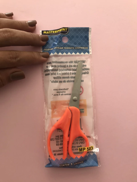 Tesoura Escolar Anatômica - comprar online