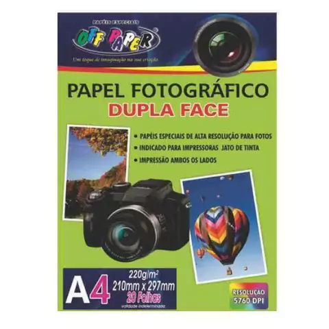 Fotográfico Glossy Dupla Face 220g - 20 folhas