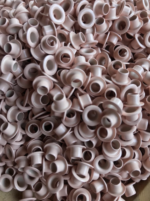 Ilhós - Número 54 - Alumínio - Cor Rosa Bebê