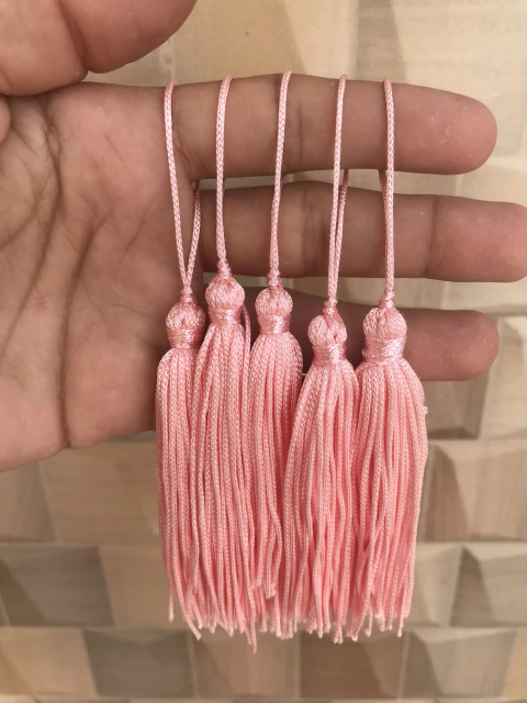 Tassel Salmão 7cm - 5 unidades - comprar online