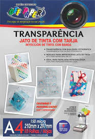 Transparência pra Impressão na Jato de tinta - comprar online