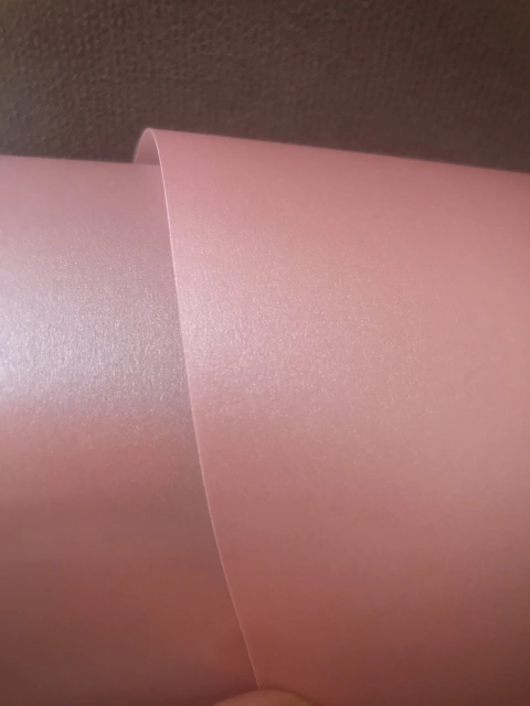 Papel Vegetal Perolado Rosa