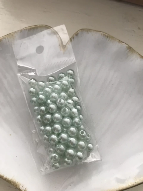 Pérola 6mm - Verde Bebê - comprar online