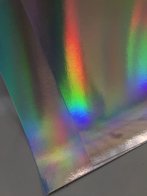Laminado Prata Holográfico