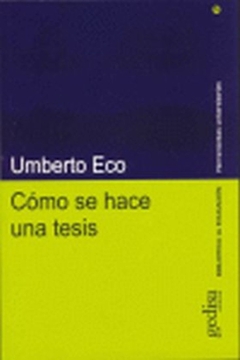 COMO SE HACE UNA TESIS