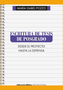 ESCRITURA DE TESIS DE POSGRADO