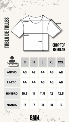 Remera Crop Regular Mujer