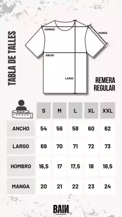 Remera Regular - Bain Indumentaria