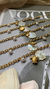 Pulseira Mar concha madrepérola em aço inox gold ou prata - D.Machado Acessórios 