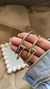 Imagem do Bracelete prego Gold / Prata com pedrinhas em aço inox