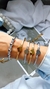 Bracelete em aço inox esferas - comprar online