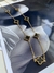 Colar 7 trevos Gold em aço inox 60cm + 5